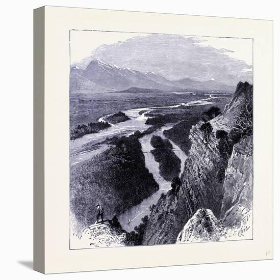 The Yellowstone River United States of America-null-Stretched Canvas