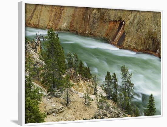 The Yellowstone River, Yellowstone National Park, Wyoming, USA-Charles Gurche-Framed Photographic Print