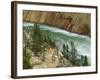 The Yellowstone River, Yellowstone National Park, Wyoming, USA-Charles Gurche-Framed Photographic Print