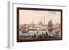 The Yeni Cami And the Port of Istanbul-Jean-Baptiste Hilair-Framed Giclee Print