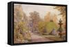 The Yew Walk, Barncluith, Strathclyde-Ernest Arthur Rowe-Framed Stretched Canvas