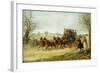 The York to London Royal Mail on the Open Road in Winter-Henry Thomas Alken-Framed Giclee Print