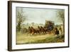 The York to London Royal Mail on the Open Road in Winter-Henry Thomas Alken-Framed Giclee Print