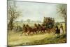 The York to London Royal Mail on the Open Road in Winter-Henry Thomas Alken-Mounted Giclee Print