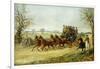 The York to London Royal Mail on the Open Road in Winter-Henry Thomas Alken-Framed Giclee Print