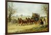 The York to London Royal Mail on the Open Road in Winter-Henry Thomas Alken-Framed Giclee Print