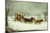 The York to London Royal Mail on the Open Road in Winter-Henry Thomas Alken-Mounted Giclee Print