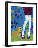 The Yorkie Fandango-Angela Bond-Framed Art Print