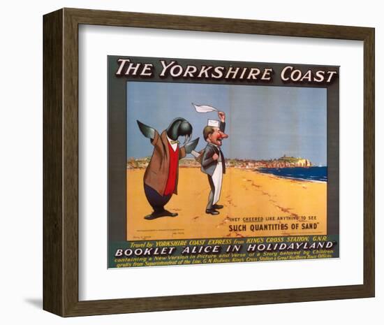 The Yorkshire Coast-null-Framed Art Print