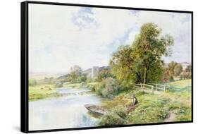 The Young Angler-Arthur Claude Strachan-Framed Stretched Canvas
