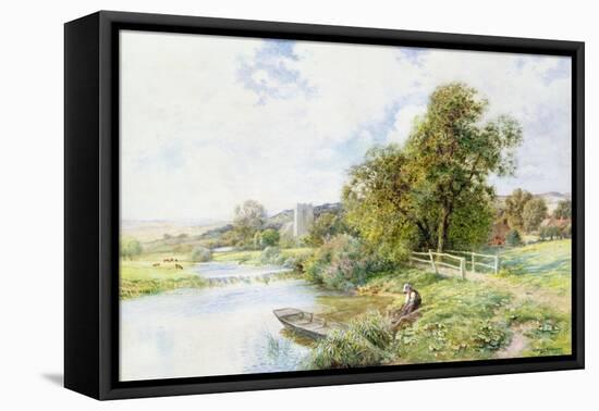 The Young Angler-Arthur Claude Strachan-Framed Stretched Canvas