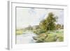 The Young Angler-Arthur Claude Strachan-Framed Giclee Print