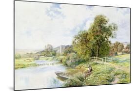 The Young Angler-Arthur Claude Strachan-Mounted Giclee Print