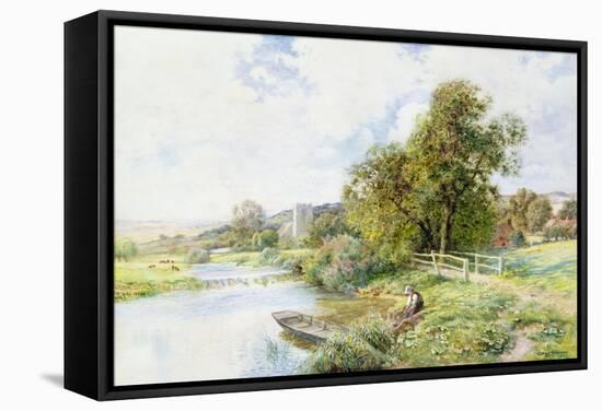 The Young Angler-Arthur Claude Strachan-Framed Stretched Canvas
