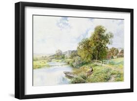 The Young Angler-Arthur Claude Strachan-Framed Giclee Print