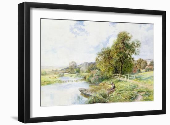 The Young Angler-Arthur Claude Strachan-Framed Giclee Print