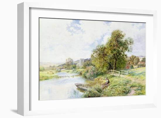 The Young Angler-Arthur Claude Strachan-Framed Giclee Print