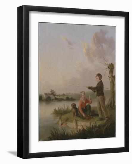 The Young Anglers-Edmund Bristow-Framed Giclee Print