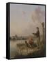 The Young Anglers-Edmund Bristow-Framed Stretched Canvas