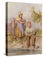The Young Anglers-James Jnr Hardy-Stretched Canvas