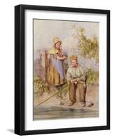 The Young Anglers-James Jnr Hardy-Framed Giclee Print