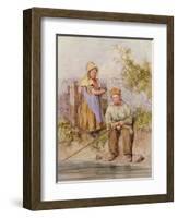 The Young Anglers-James Jnr Hardy-Framed Giclee Print