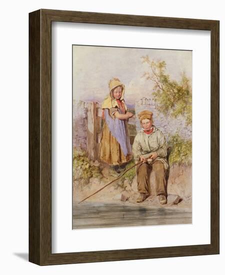 The Young Anglers-James Jnr Hardy-Framed Giclee Print