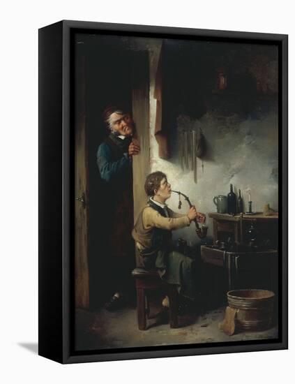 The Young Apprentice-Christian Andreas Schleisner-Framed Stretched Canvas