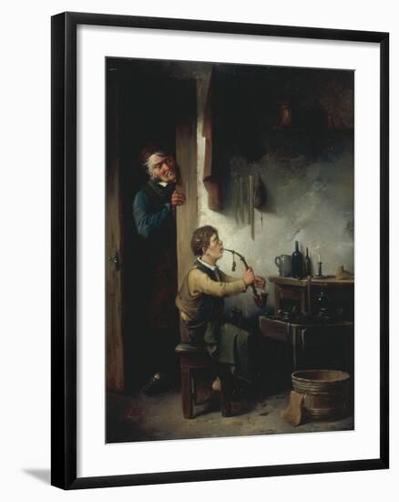 The Young Apprentice-Christian Andreas Schleisner-Framed Giclee Print