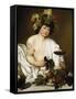 The Young Bacchus by Caravaggio-null-Framed Stretched Canvas