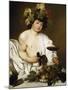 The Young Bacchus by Caravaggio-null-Mounted Photographic Print