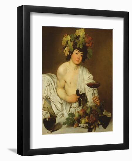 The Young Bacchus, c.1589-Caravaggio-Framed Giclee Print