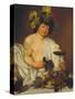 The Young Bacchus-Caravaggio-Stretched Canvas