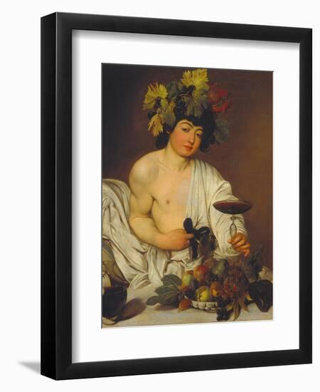 The Young Bacchus-Caravaggio-Framed Giclee Print