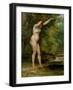 The Young Bather, 1866-Gustave Courbet-Framed Giclee Print