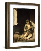 The Young Beggar, c.1650-Bartolome Esteban Murillo-Framed Giclee Print