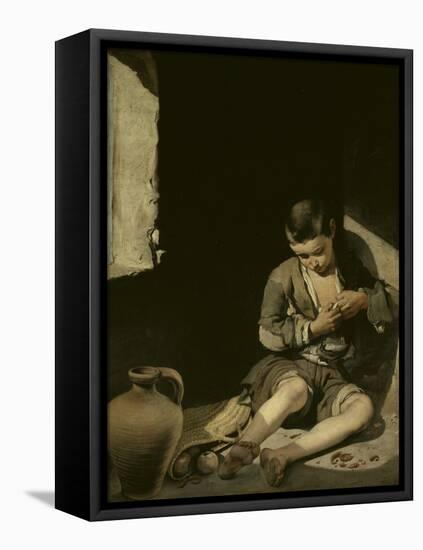 The Young Beggar-Bartolome Esteban Murillo-Framed Stretched Canvas