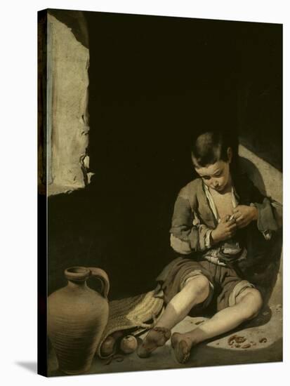 The Young Beggar-Bartolome Esteban Murillo-Stretched Canvas