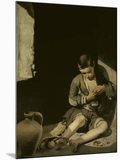 The Young Beggar-Bartolome Esteban Murillo-Mounted Giclee Print