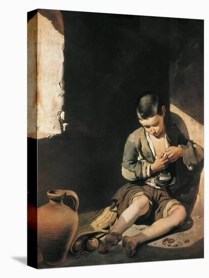 The Young Beggar-Bartolome Esteban Murillo-Stretched Canvas