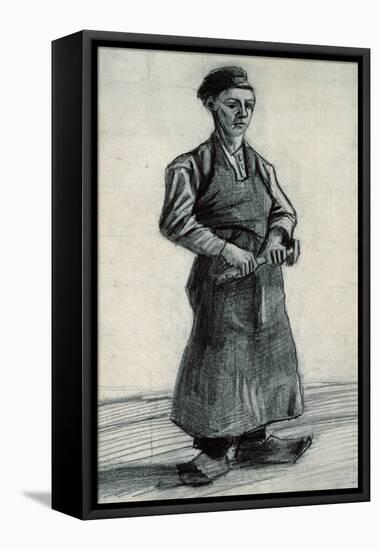 The Young Blacksmith, 1882-Vincent van Gogh-Framed Stretched Canvas