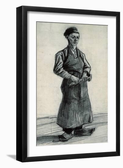 The Young Blacksmith, 1882-Vincent van Gogh-Framed Giclee Print