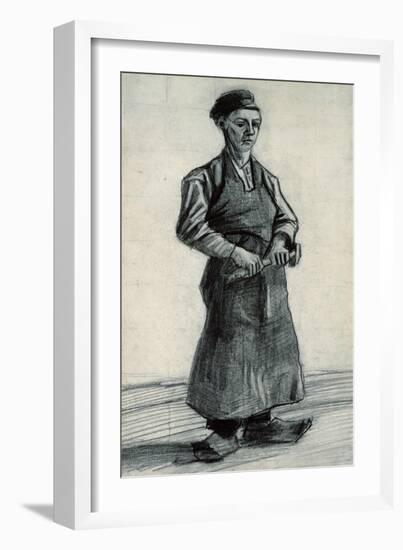 The Young Blacksmith, 1882-Vincent van Gogh-Framed Giclee Print