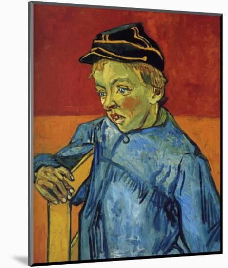 The Young Boy, Camille Roulin-Vincent van Gogh-Mounted Art Print