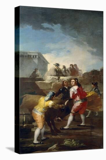 The Young Bulls, 1777-1780-Francisco de Goya y Lucientes-Stretched Canvas