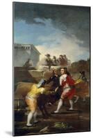 The Young Bulls, 1777-1780-Francisco de Goya y Lucientes-Mounted Giclee Print