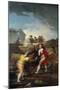 The Young Bulls, 1777-1780-Francisco de Goya y Lucientes-Mounted Giclee Print
