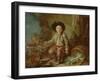 The Young Chimney Sweep's Dinner (Oil on Canvas)-French School-Framed Giclee Print