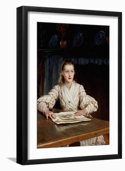 The Young Collector, 1889-John Brett-Framed Giclee Print