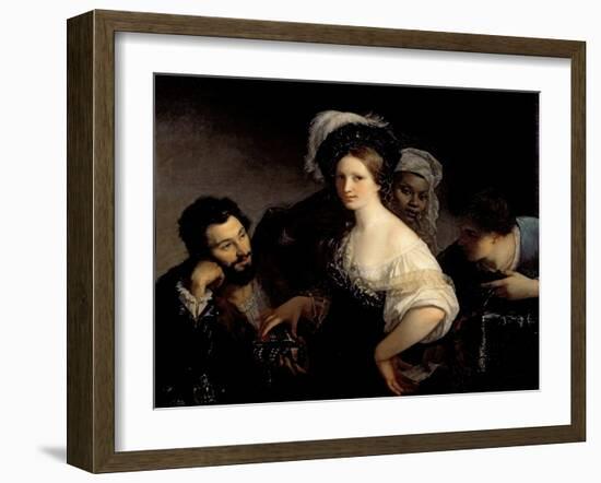 The Young Courtesan-Alexandre Francois Xavier Sigalon-Framed Giclee Print